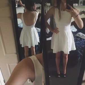 Lulu’s Wanderlust Ivory Skater Dress